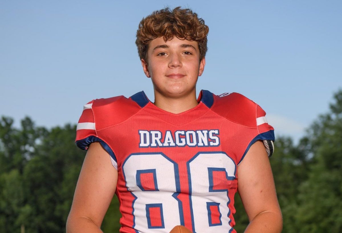 Our Tight end and Middle linebacker, AJ Limongi